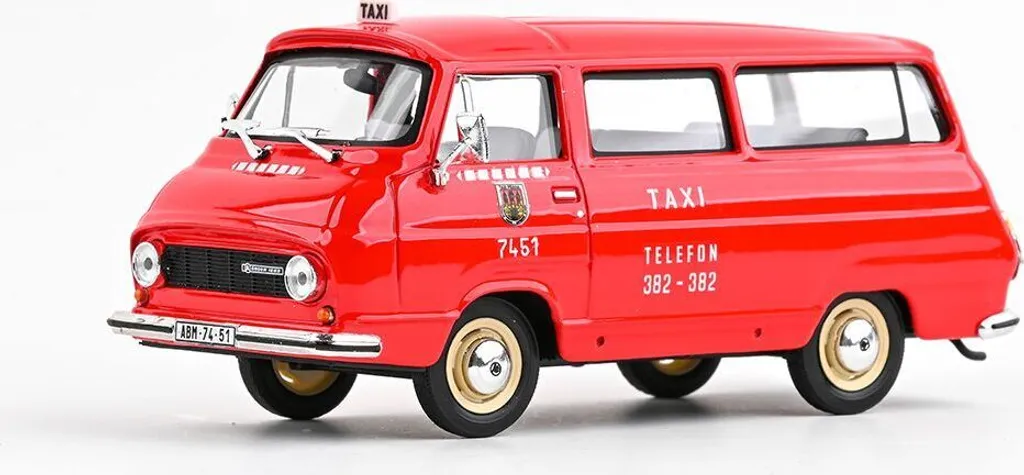 Škoda 1203 (1974) Taxi ABREX 1:43 - Miniature de Collection en Métal