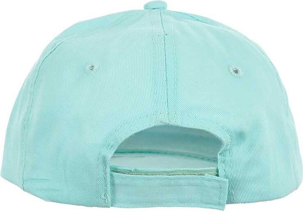 Sun City Frozen - Die Eiskönigin Anna & ELSA Kinder Kappe Mädchen Baseball-Cap Mütze, Farbe:Türkis, Größe:54