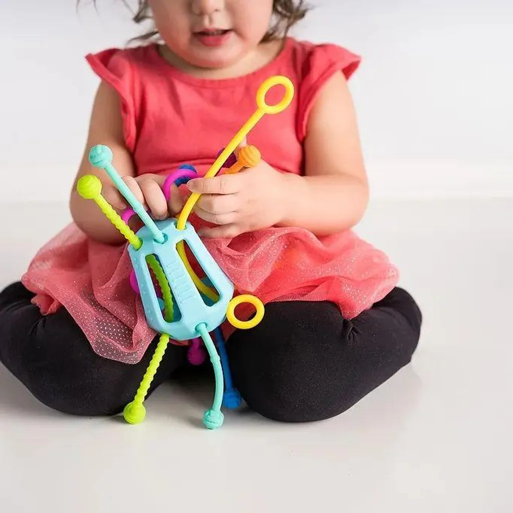Jouet sensoriel Zippee pour le réflexe de préhension de bébé - 8