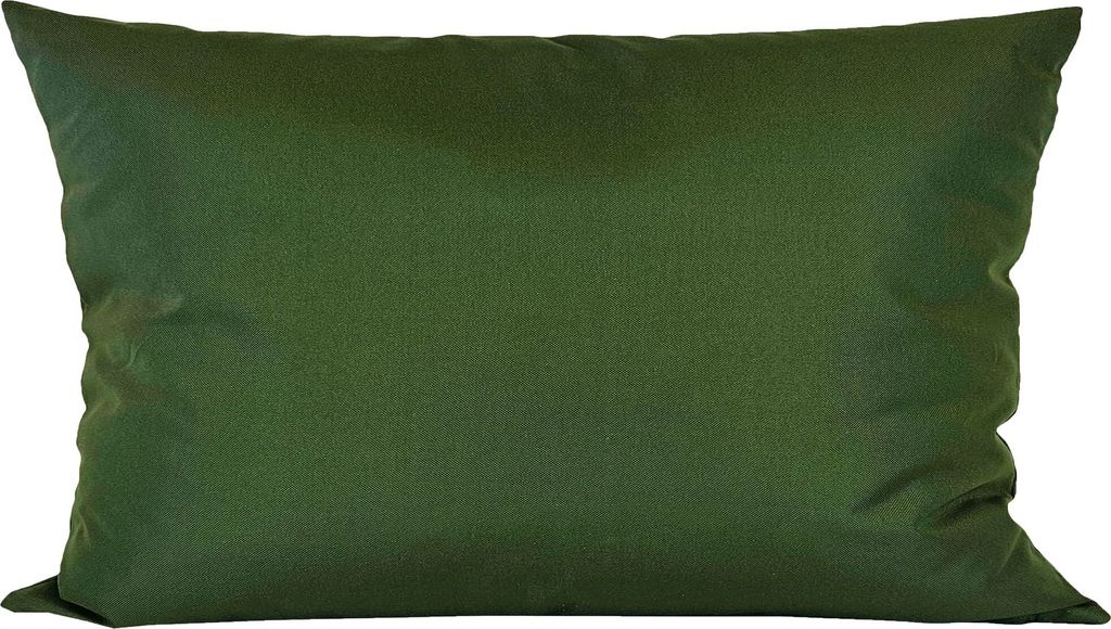 JACK 40x60cm Outdoor Lounge Kissen Dekokissen inkl. XXL-Füllung Wasserabweisend Sitzkissen Garten Stuhl Lotus Effekt, Farbe:Oliv