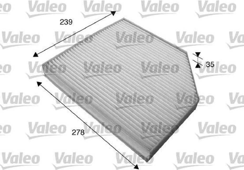 VALEO 715579 Innenraumluftfilter OE 8K0819439 kompatibel mit A4 8K, A5 8T, A5 8F, Q5