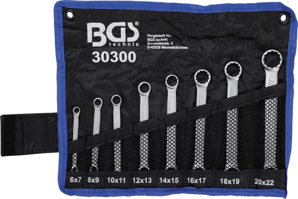 Clés Plates Mixtes BGS 30300 : Accédez aux Écrous Difficiles 6-22 mm