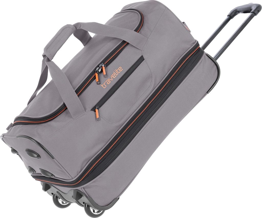 Travelite Basics Torba na kółkach S szary/pomarańczowy Zdjęcie produktu 