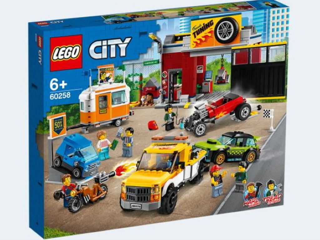 LEGO® City 60258 Tuningová dielňa Obrázok produktu 