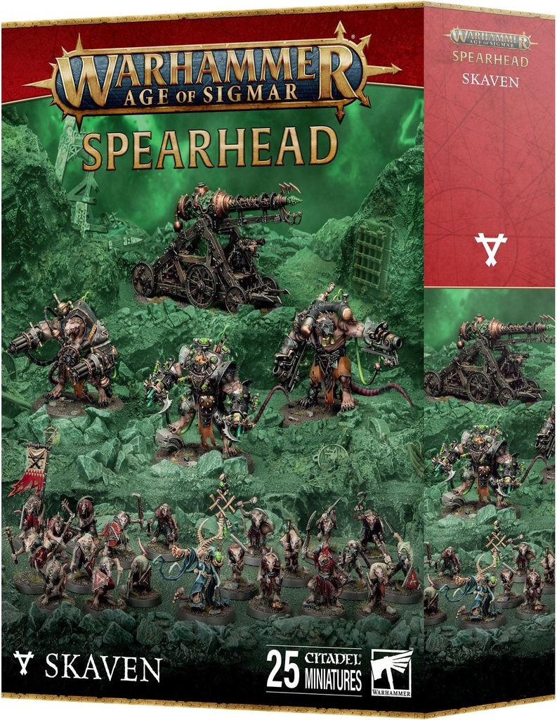 Warhammer Age of Sigmar Spearhead Skaven Englisch Produktbild 
