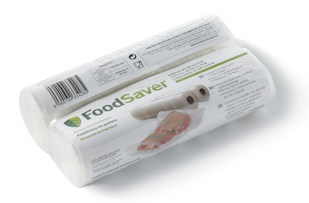 Sacs de mise sous vide FoodSaver FSR2002-I (2 rouleaux ; 20 Image du produit 
