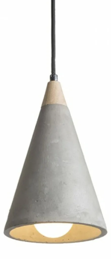 Suspension bois béton HEIDI LED : fini les éclairages froids et fragiles