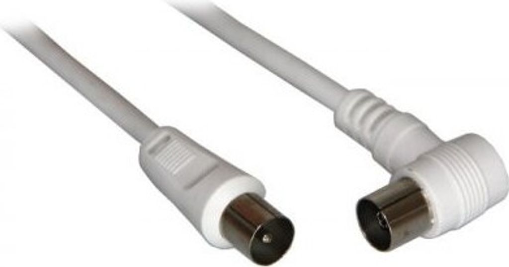Goobay 11712 Gewinkeltes Antennenkabel ( Koax-Buchse 90° Produktbild 