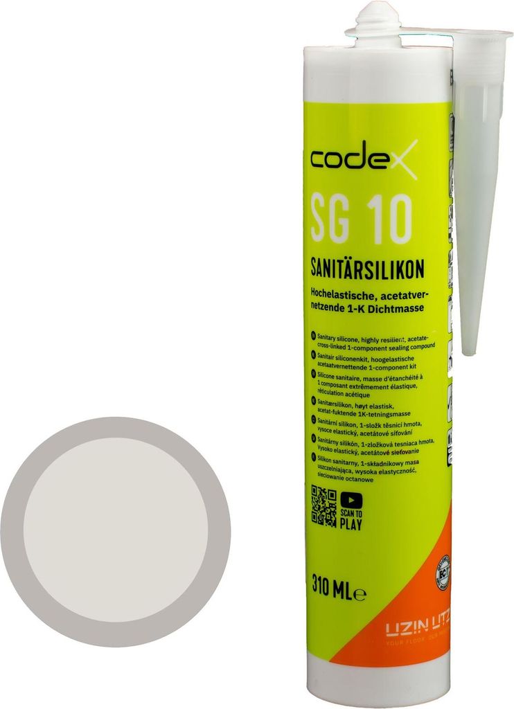 UZIN SG 10 Silbergrau 310ml Produktbild 