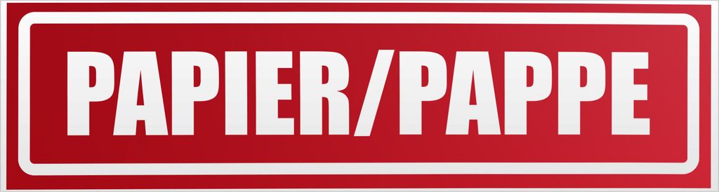 Kiwistar Papier Pappe invertiert Magnetschild Schild magnetisch - 30cm Rot - reflektierend - Magnetfolie für Auto PKW Kfz