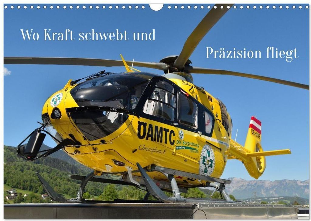 Wo Kraft schwebt und Präzision fliegt (Wandkalender 2026 DIN A3 quer), CALVENDO Monatskalender