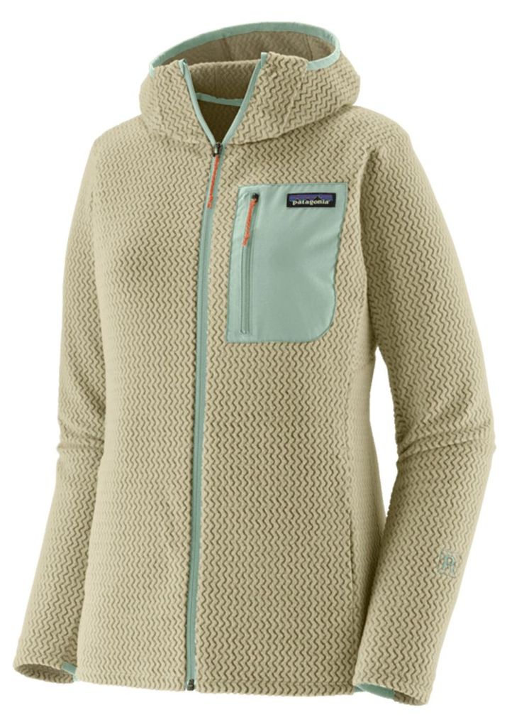 Patagonia Damen R1 Air Fleece Full-Zip Hoody Weathered Stone : XL Größe: XL