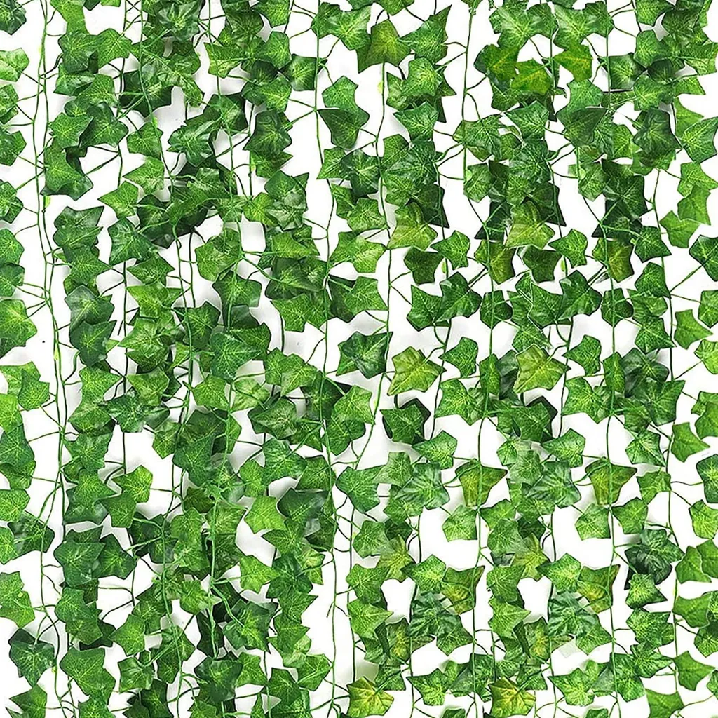 Lierre artificiel déco - Plante tombante 12 unités pour intérieur