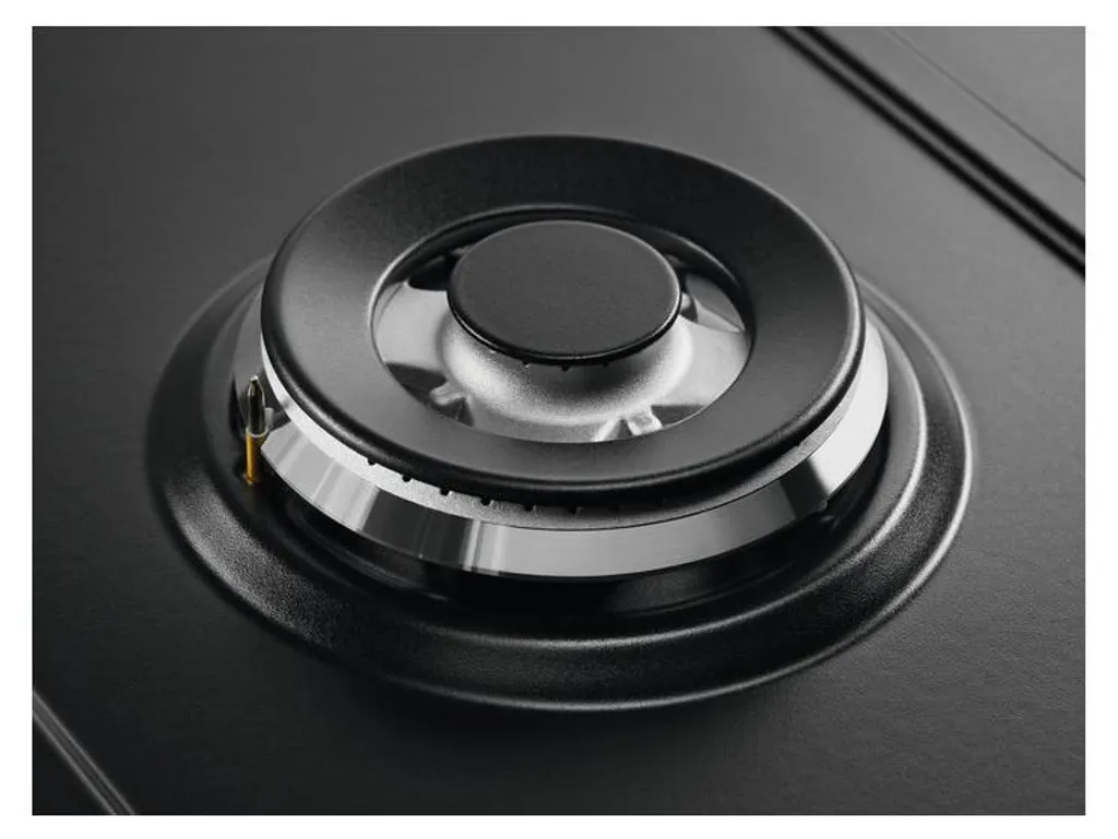 Table de cuisson gaz Electrolux KGS9536RN Noir de 90 cm avec 5 brûleurs