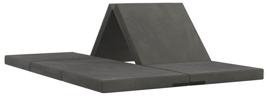 vidaXL Klappsofa Bett 140 x 67 x 45 cm Dunkelgrau