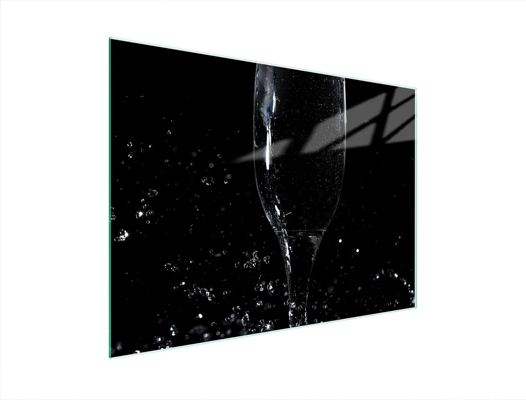 Tagliere Vetro 40x30 Design Vino - Piano di Lavoro Igienico Antigraffio
