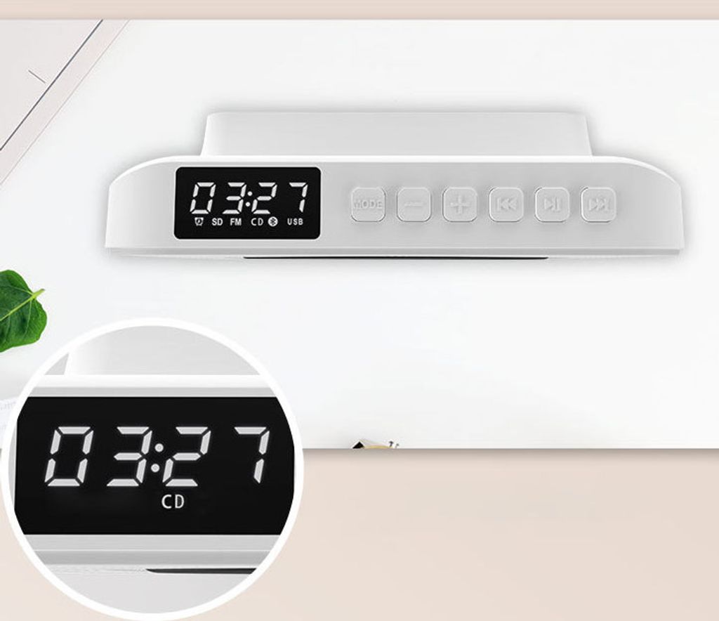 AIORBER Retro-CD-Player mit Bluetooth, wiederaufladbar, Produktbild 4