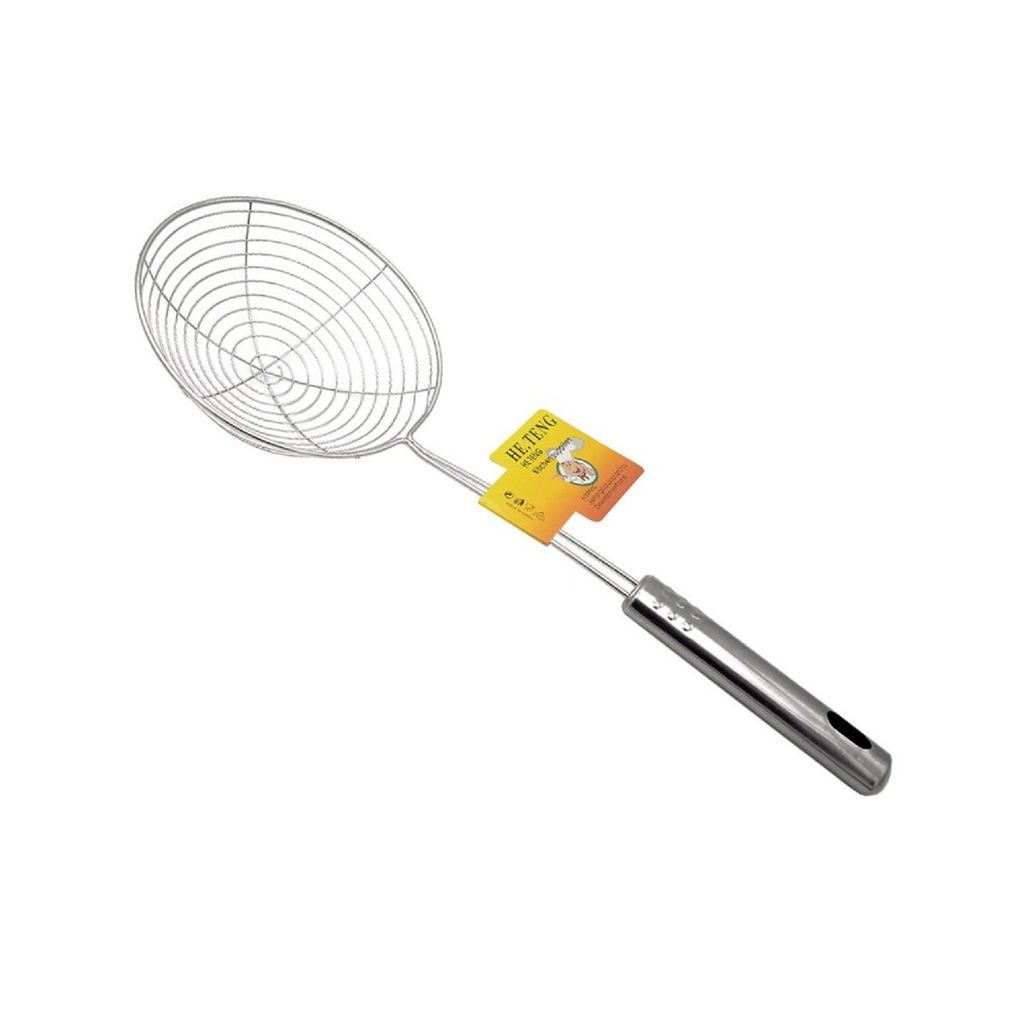Utensili da cucina in acciaio inox Cucchiaio scanalato in Immagine del prodotto 
