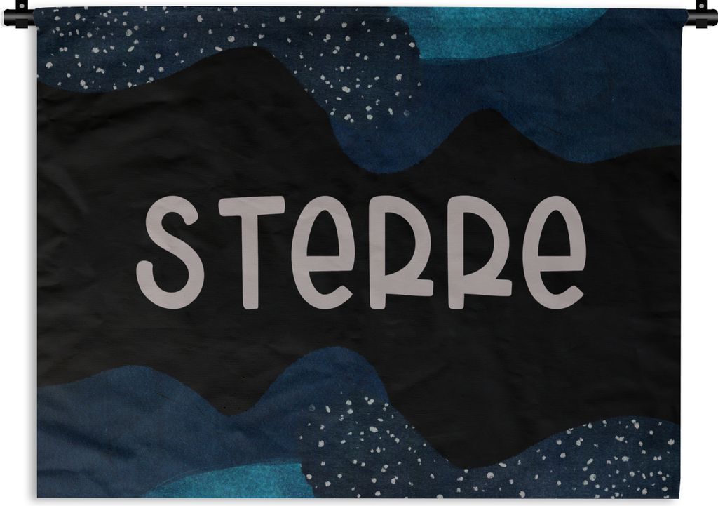 MuchoWow Wandteppich Wandbehang Sterre - Pastell - Mädchen 120x90 cm Tapisserie Dekoration Wandtuch - Wohnen - Aufhänger für die Wand