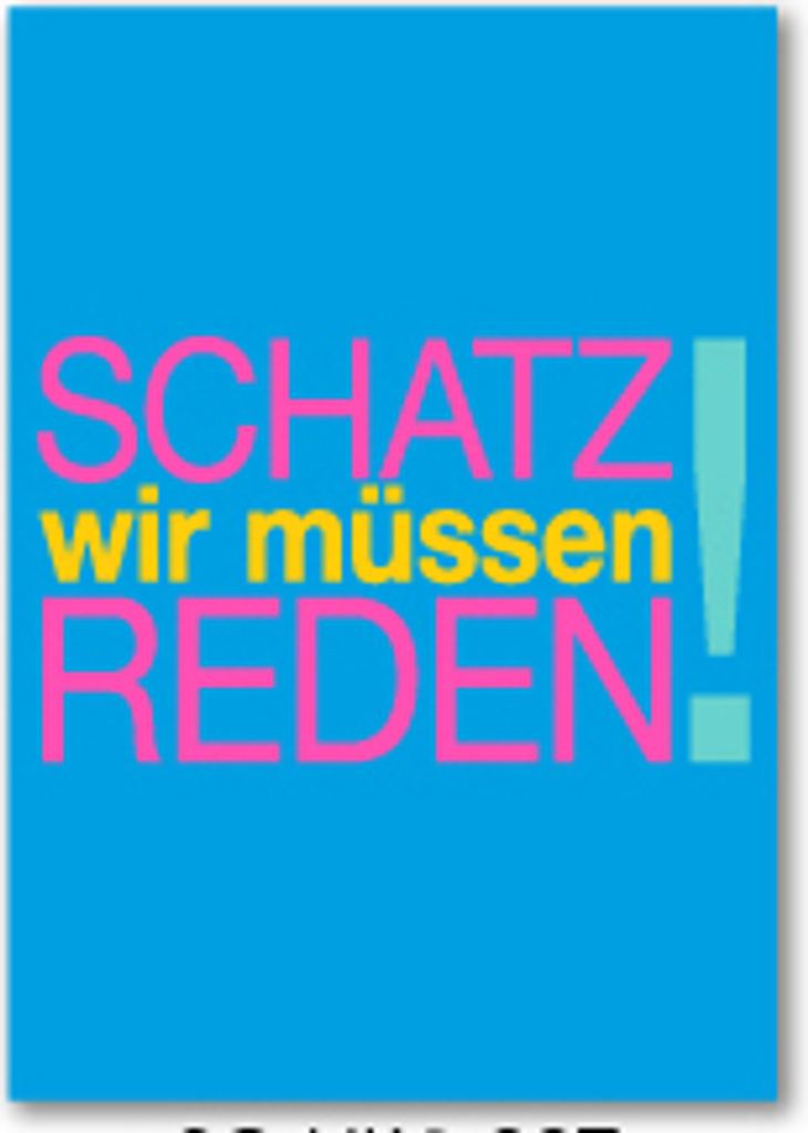 Allgemeine WÃ1/4nsche - SprÃ1/4che - unARTig - GlÃ1/4ckwunschkarte im Format