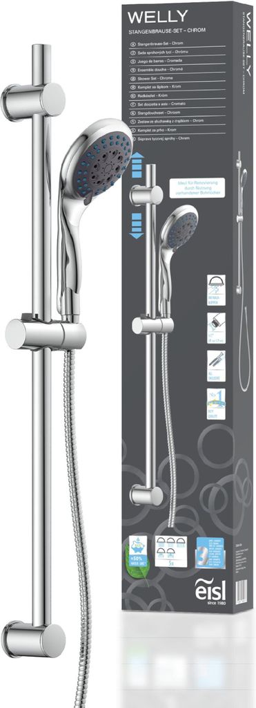EISL WELLY Stangenbrauseset, Chrom