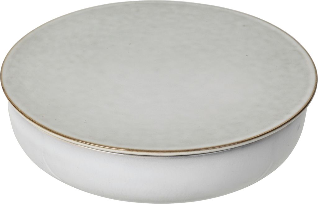Broste Copenhagen NORDIC SAND Schale mit Deckel 17 cm