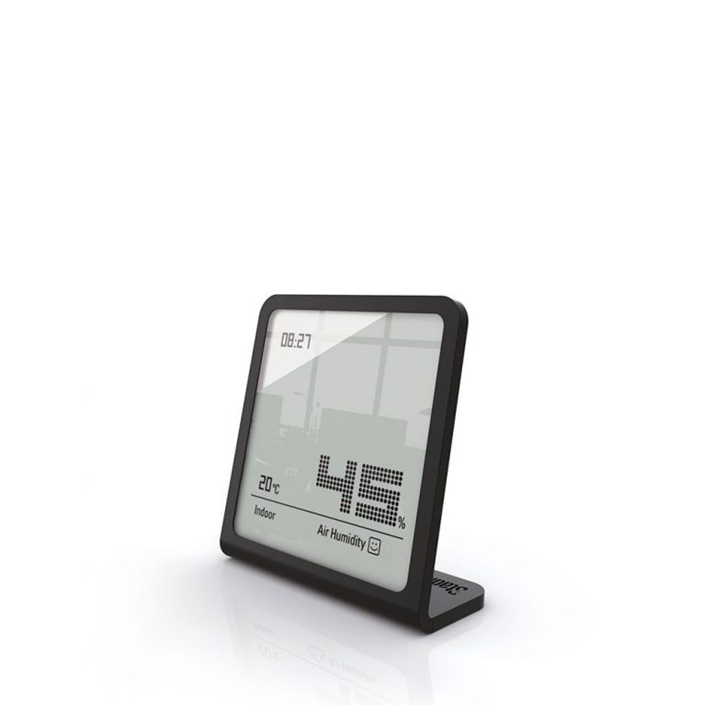 STADLER FORM Hygrometer Thermometer Tischuhr Selina Schwarz
