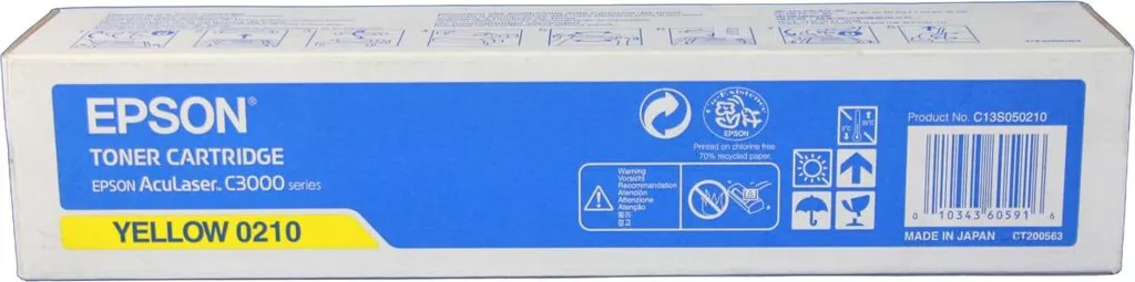 Évitez les Traces avec le Toner Jaune Epson S050210 Original pour C1100