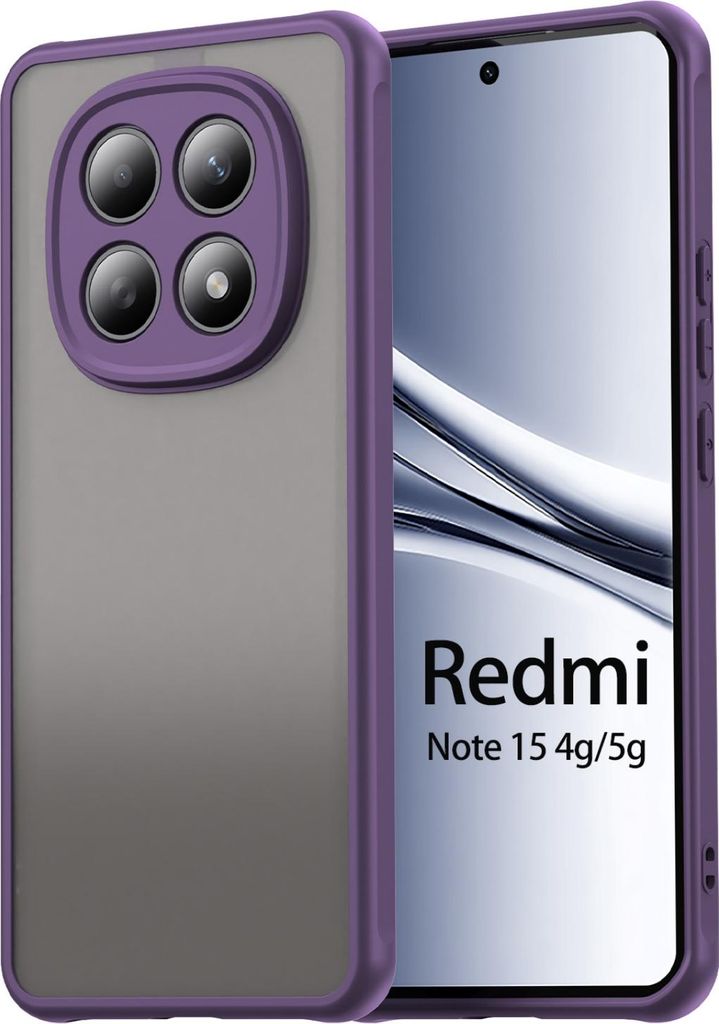 Handyhülle für Xiaomi Redmi Note 15 (4G / 5G) Matt Stoßfest Produktbild 