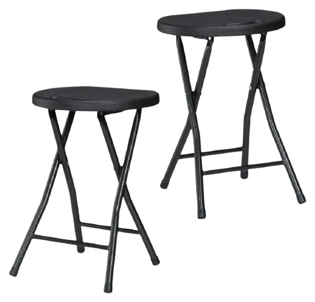 Tabourets pliants 2 pcs : la solution d'assise rapide et facile à ranger