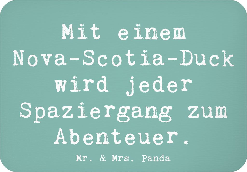 Mr. & Mrs. Panda Kühlschrankmagnet Spruch Nova Scotia Duck Abenteuer - Meeresbrise - Geschenk, Hunderasse, magnet, Pinnwandmagnet, Hunderassen, Ei...