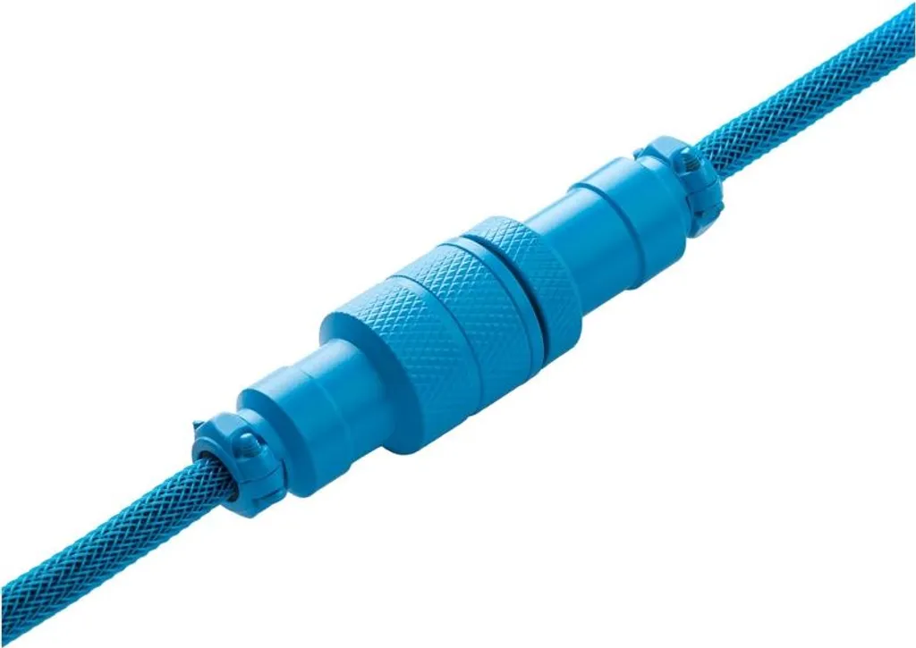 Câble Keyboard Cable Pro Coiled Spectrum Blue avec Gaine Tressée Pro
