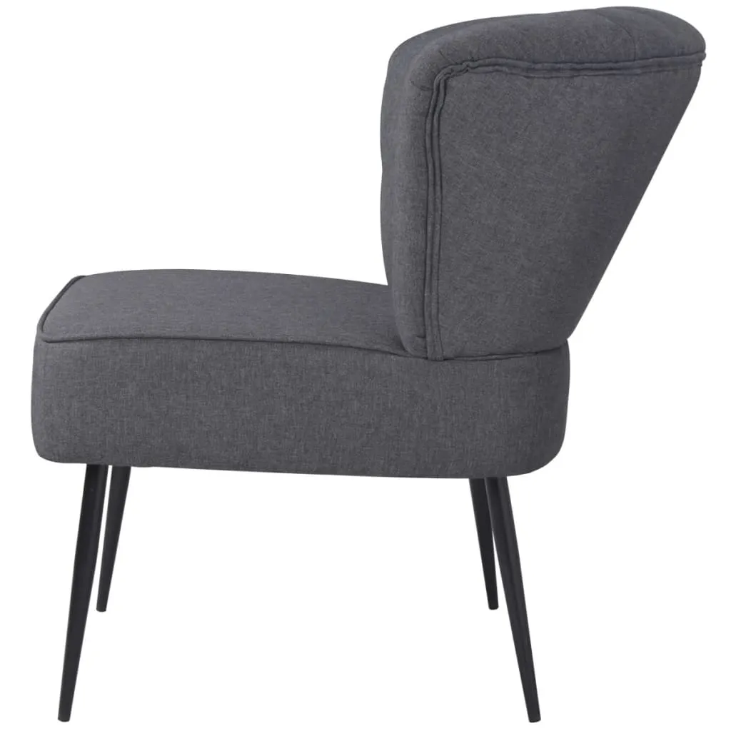 Chaise de cocktail gris foncé compacte pour optimiser votre petit salon - 9