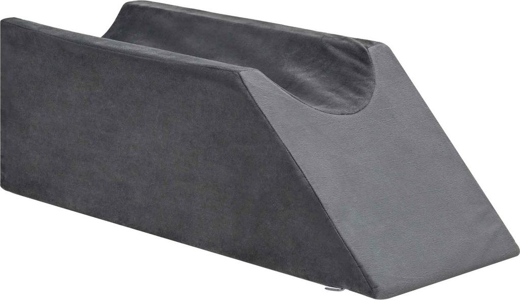 vidaXL Cuscino per le gambe Uni Grigio 68 x 25 x 21,5 cm Immagine del prodotto 