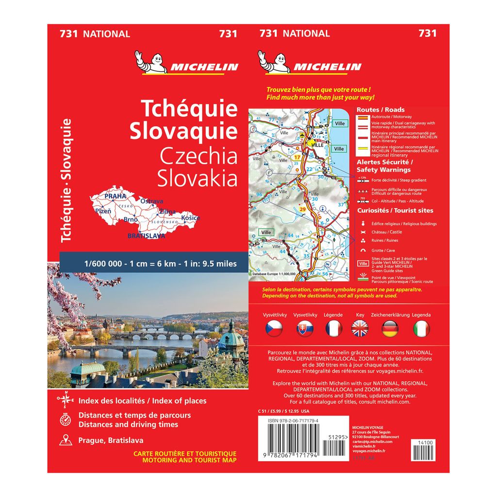 Chronicle Books Michelin Automapa České a Slovenské Obrázok produktu 