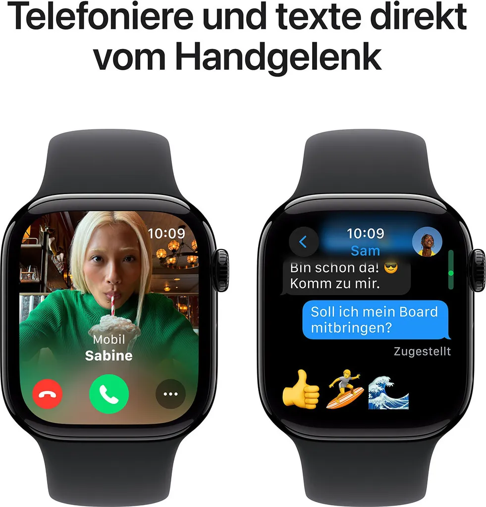 Apple Watch Series 10 42 mm Jet Black : Ne Manquez Plus Aucune Alerte - 10