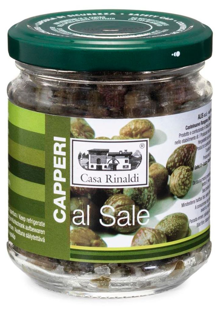 Capperi di Casa Rinaldi conin barattolo senza liquido di Immagine del prodotto 