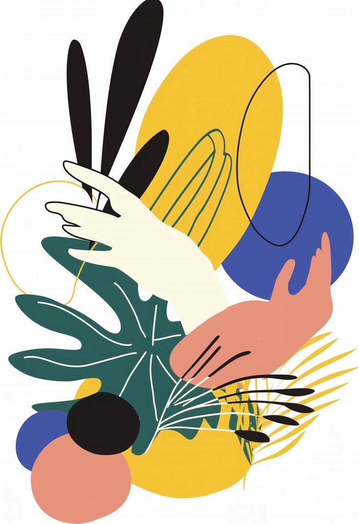 Plakat 21x29,7cm Berührung der Tropen