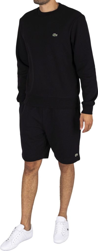 Lacoste Pullover Sweatshirt aus aufgerauter Baumwolle mit Produktbild 11