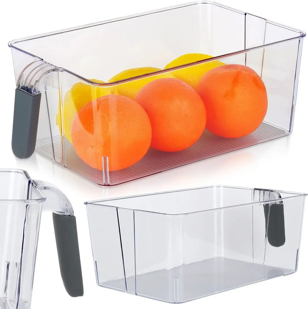 Cassetto del frigorifero Contenitore del frigorifero Organizzatore del frigorifero 31x18x11,5 cm