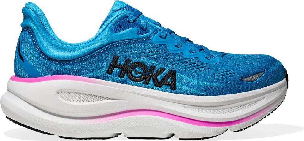 Hoka WIP 1162012/SNNF in SKYWARD BLUE/NEON color size 38 2/3