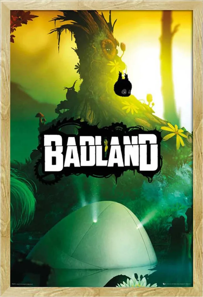 Badland Poster 61x91,5 cm con Cornice Shinsuke® Maxi MDF Faggio