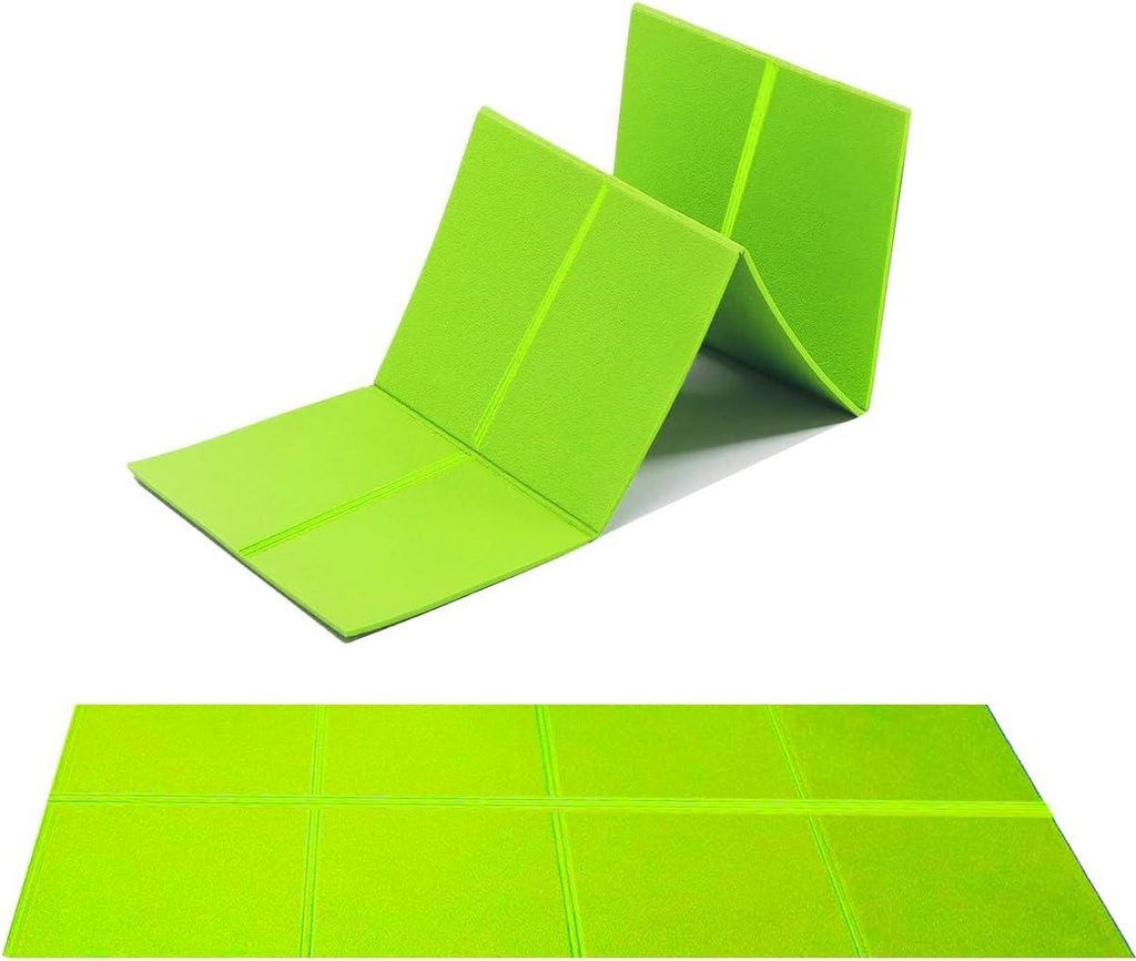 Yogamat aufklappbar 110 x 48 cm innen außen Fitnessstudio zu Hause Yoga mit rutschfester Oberfläche