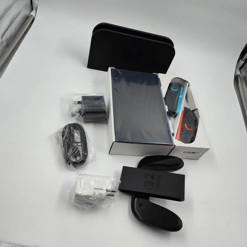 Nintendo Switch 2 Rouge avec Prise EU 220V - Écran HD et Performance Fluide - 52