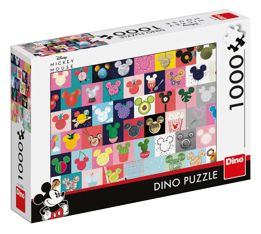 Puzzle Mickey Mouse 1000 pièces - Qualité Premium DINO Format 66x47cm