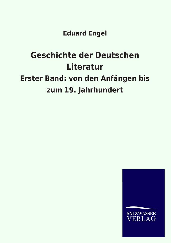Geschichte der Deutschen Literatur
