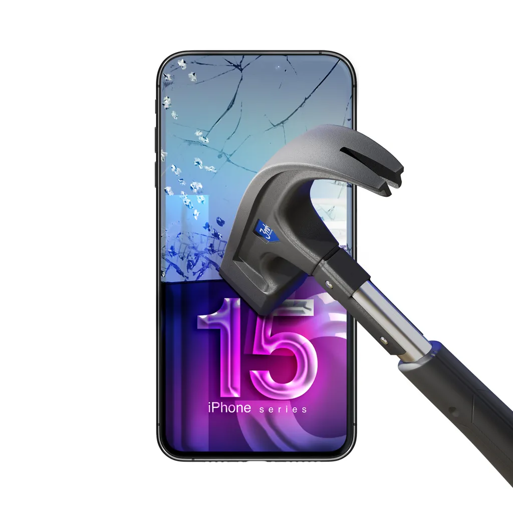 3mk FlexibleGlass iPhone 15 Pro Max - Pellicola Vetro Ibrida 7H - 7