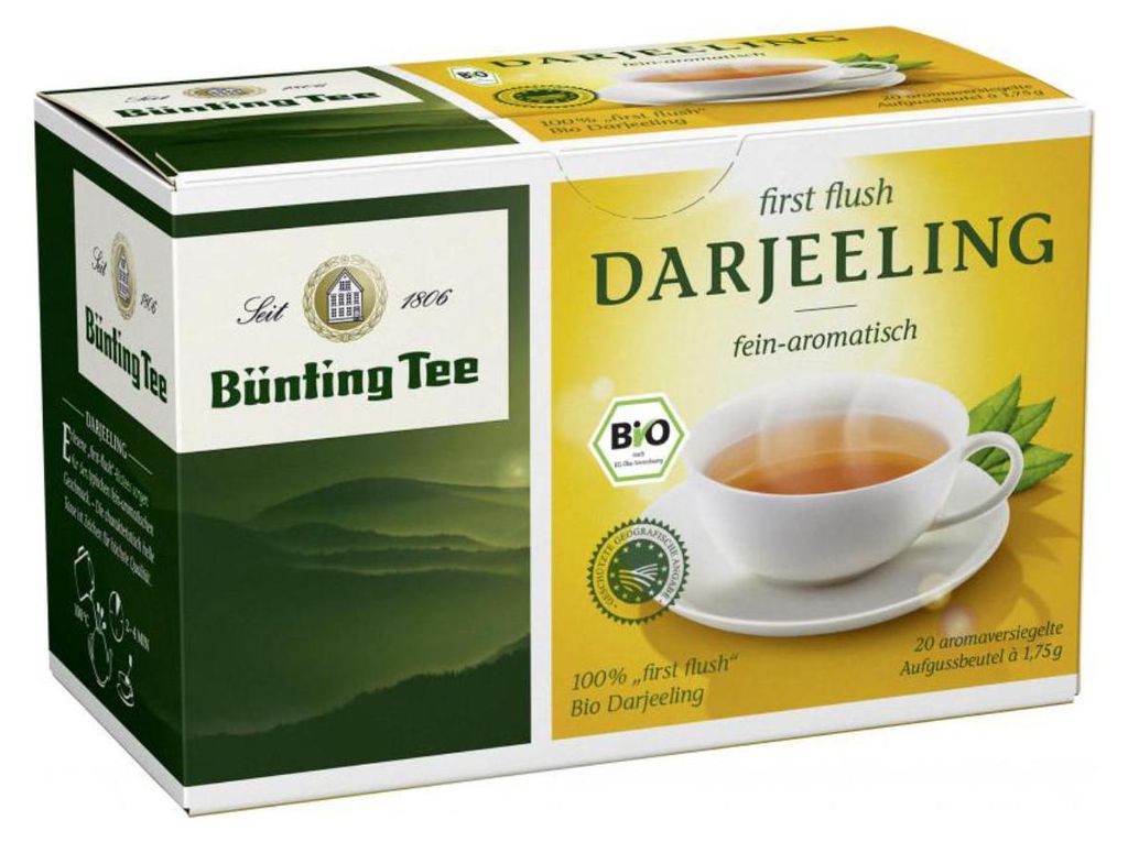 Bünting Organic Darjeeling (20 x 1,75 g) Image du produit 