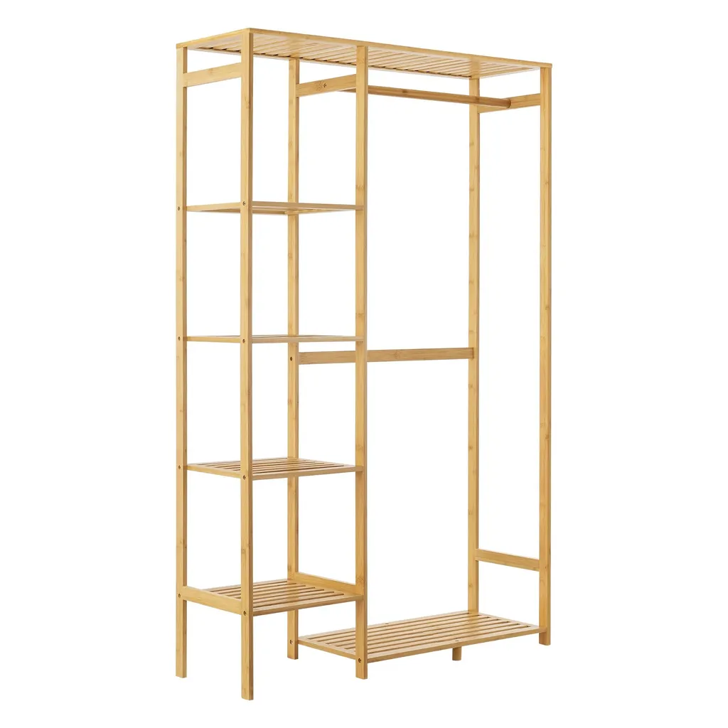 Porte-manteau élégant Tessa 90cm structure robuste et bois vintage