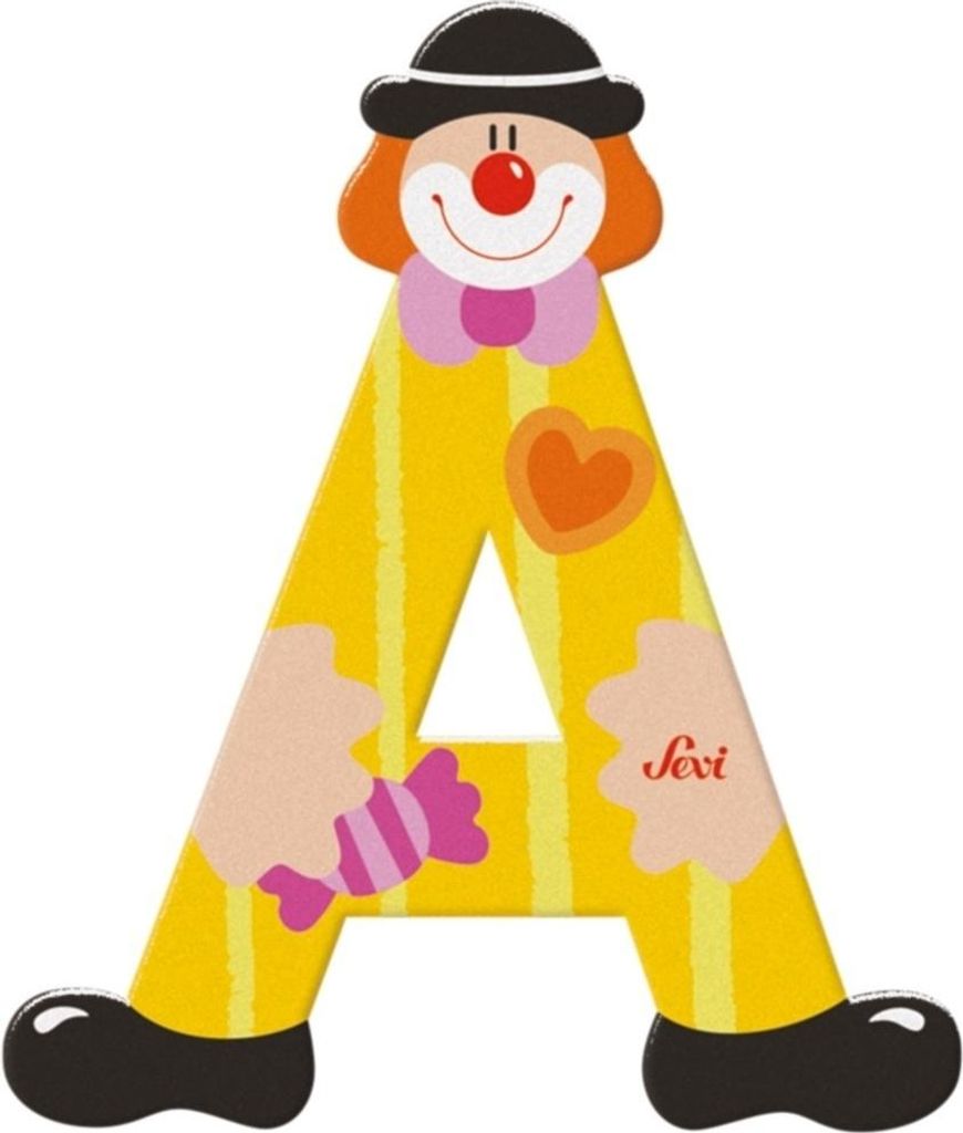 Trudi Clown Buchstabe A Produktbild 